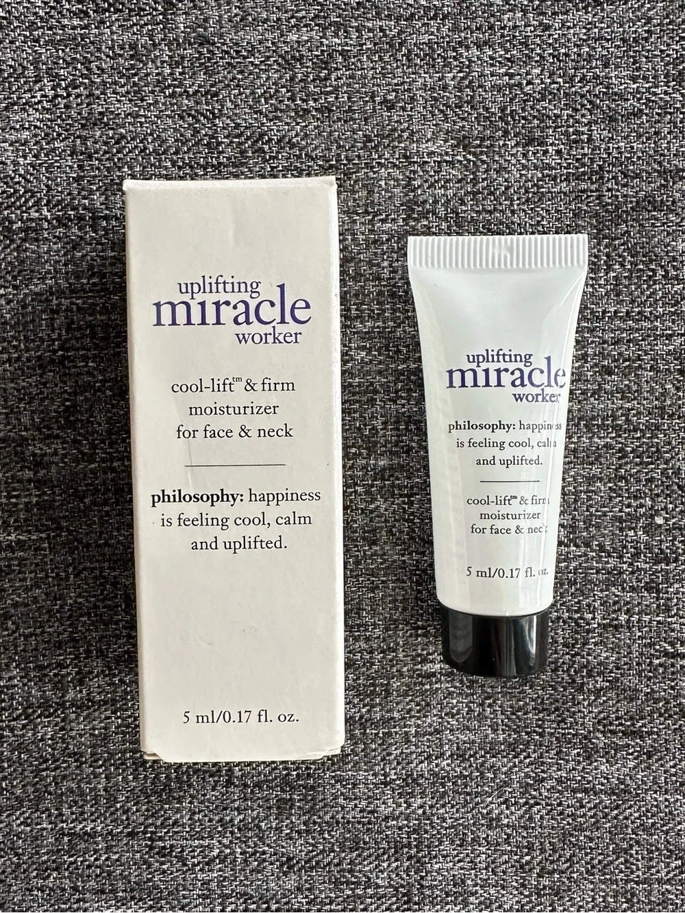 NEW Philosophy Uplifting Miracle Worker Moisturizer Face Neck Sample 5mL SEALED